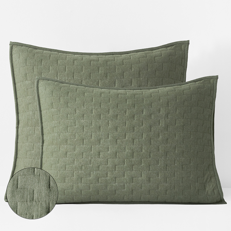 The Company Store Air Layer Sham In Green