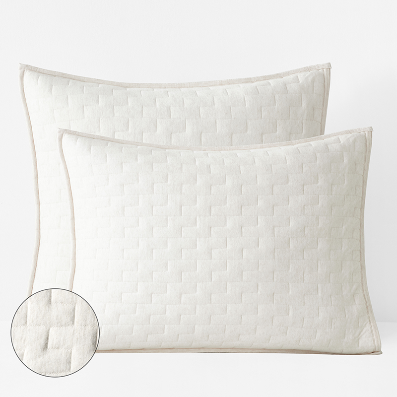 The Company Store Air Layer Sham In Ivory