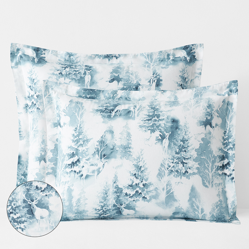 First Snow Premium Ultra-Cozy Cotton Flannel Sham