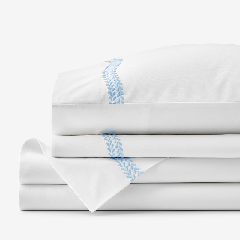 Legends Hotel™ Embroidered Leaf Sheet Set The Company Store