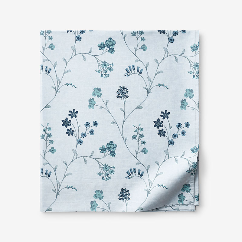 Floral Trail Luxe Sateen Flat Bed Sheet | The Company Store