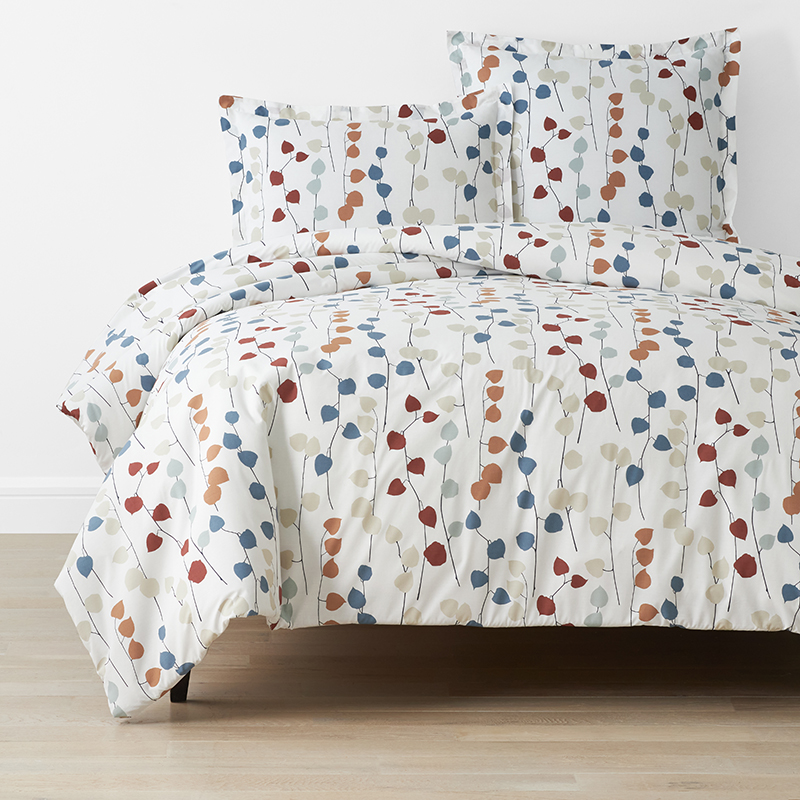 Kelsey Vines Classic Cool Organic Cotton Percale Duvet Cover