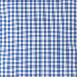 Gingham Classic Cool Yarn-Dyed Percale Bed Sheet Set - Blue, Twin XL