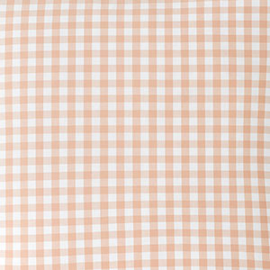 Gingham Classic Cool Yarn-Dyed Percale Bed Sheet Set - Mango, Twin XL