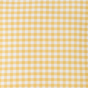 Gingham Classic Cool Yarn-Dyed Percale Bed Sheet Set - Yellow, Twin