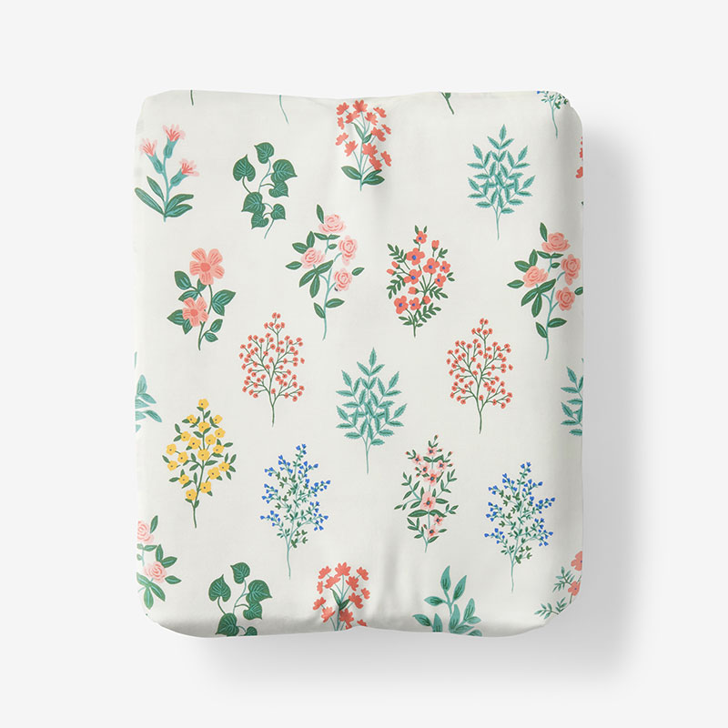 The Company Store Hawthorne Classic Cool Percale Fitted Bed Sheet In Multi
