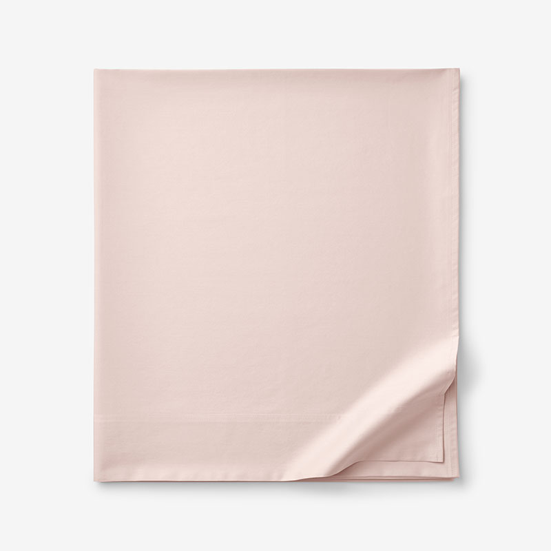 THE COMPANY STORE CLASSIC SMOOTH SATEEN SOLID FLAT BED SHEET
