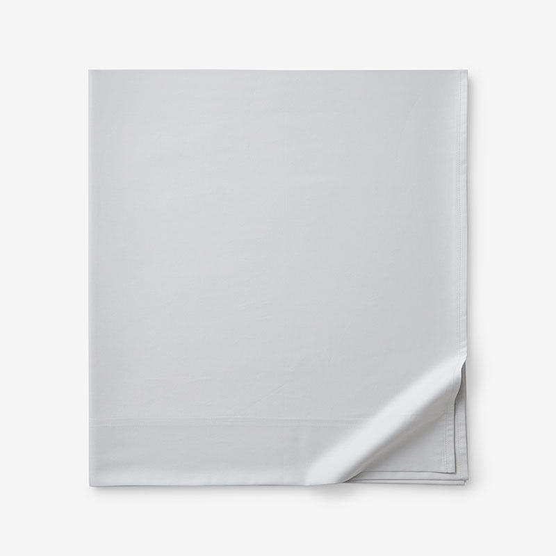 THE COMPANY STORE CLASSIC SMOOTH SATEEN SOLID FLAT BED SHEET 