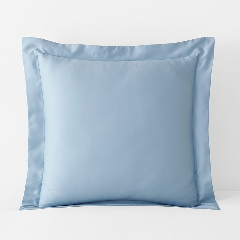 Company Cotton™ Sateen Solid Sham, Light Blue, Euro