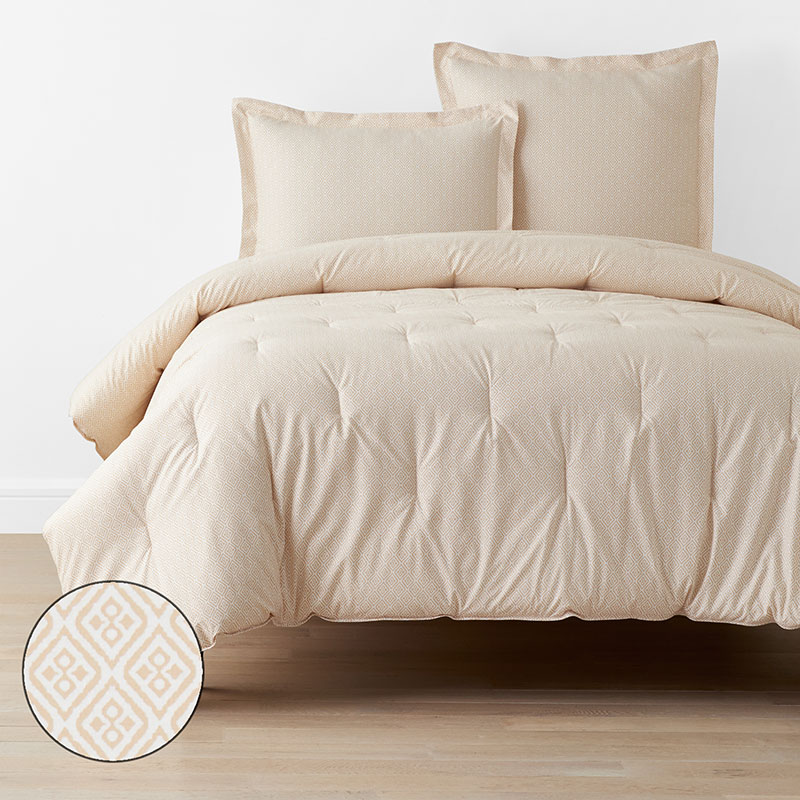 THE COMPANY STORE CLEMENCIA CLASSIC COOL COTTON PERCALE COMFORTER 