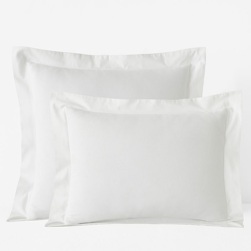 The Company Store Classic Oxford Solid Sham In White