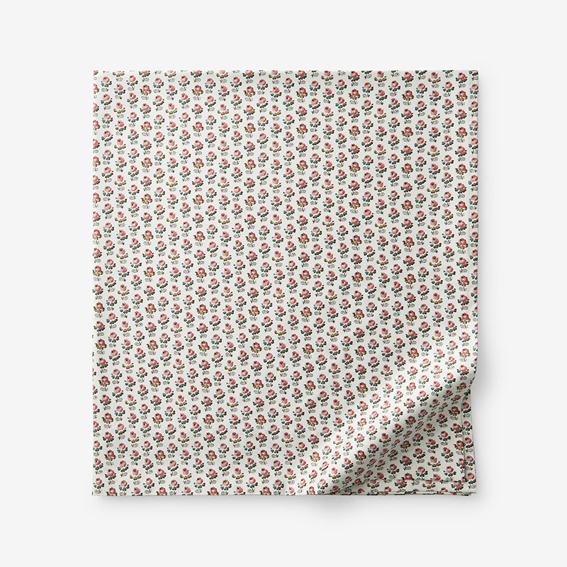 THE COMPANY STORE VEENA PREMIUM SMOOTH SATEEN FLAT BED SHEET