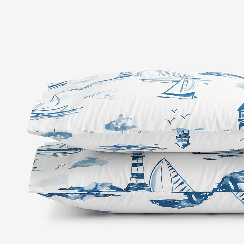 The Company Store Summer Prints Classic Cool Cotton Percale Pillowcase Set