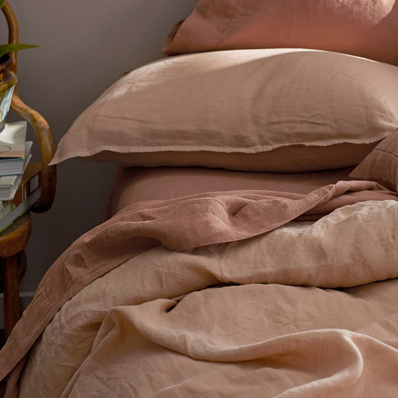 Premium Breathable Washed Linen Solid Pillowcase Set-TheCompanyStore|62783