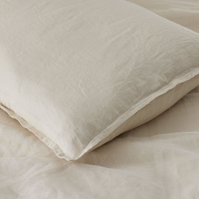 Premium Breathable Washed Linen Solid Pillowcase Set-TheCompanyStore|62786