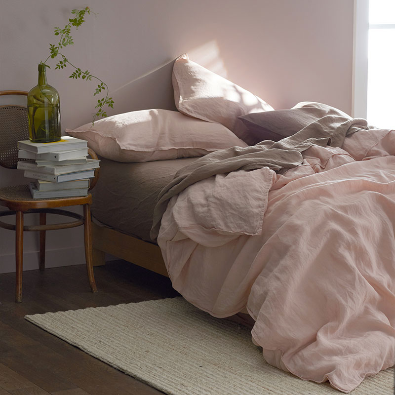 Premium Breathable Washed Linen Solid Pillowcase Set-TheCompanyStore|62787