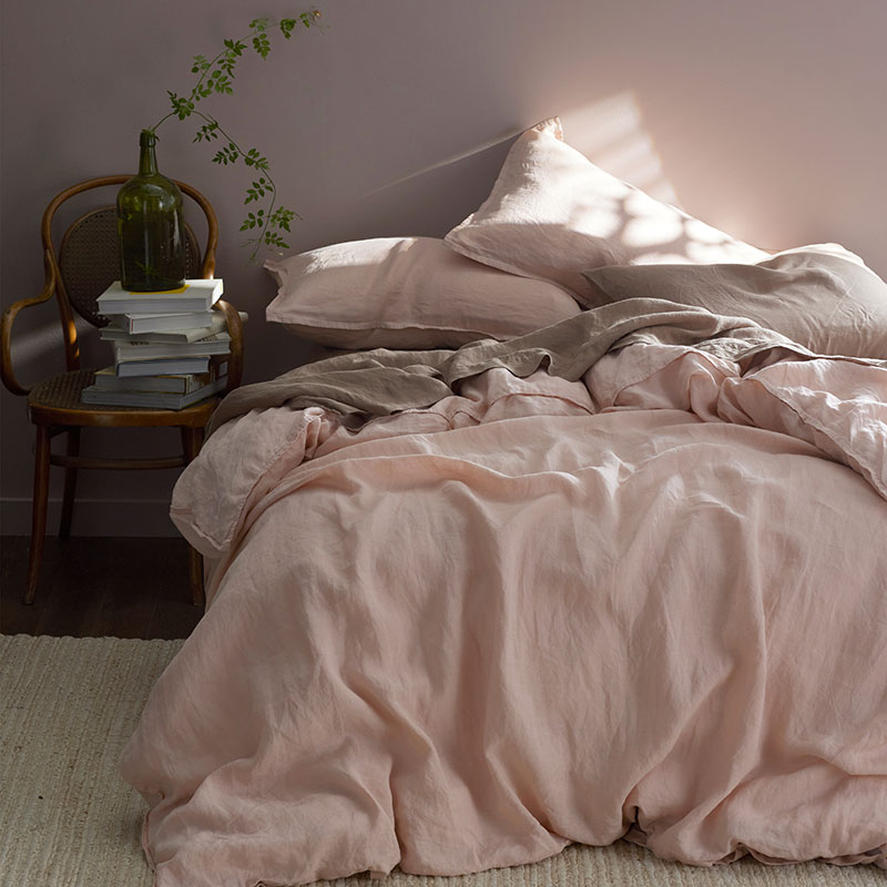 Premium Breathable Washed Linen Solid Pillowcase Set-TheCompanyStore|62787