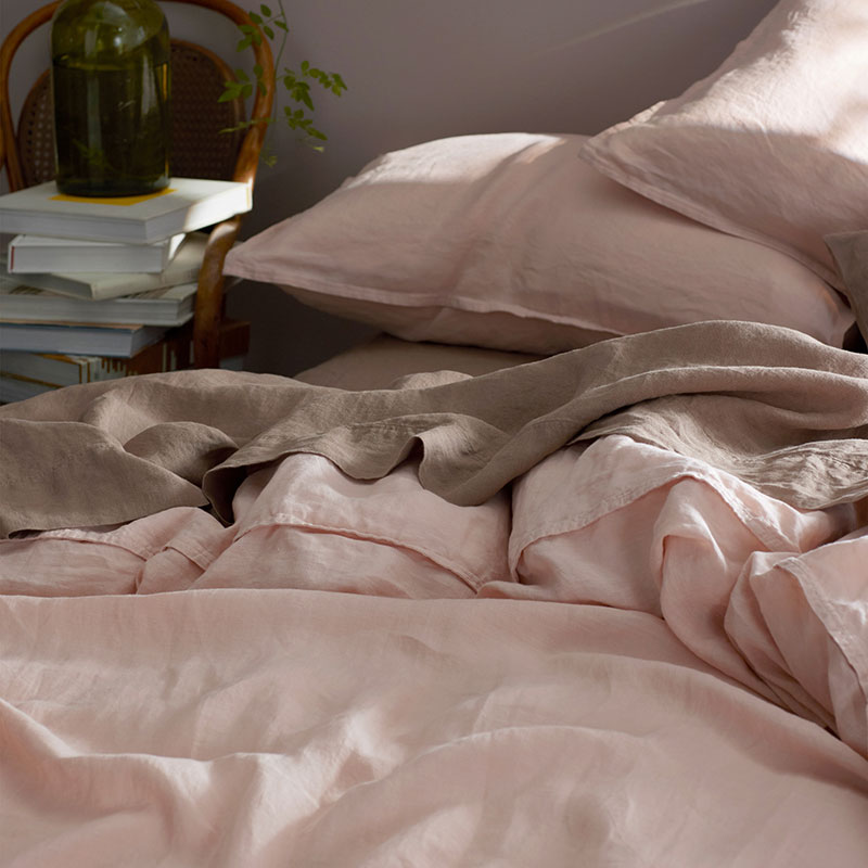 Premium Breathable Washed Linen Solid Pillowcase Set-TheCompanyStore|62787