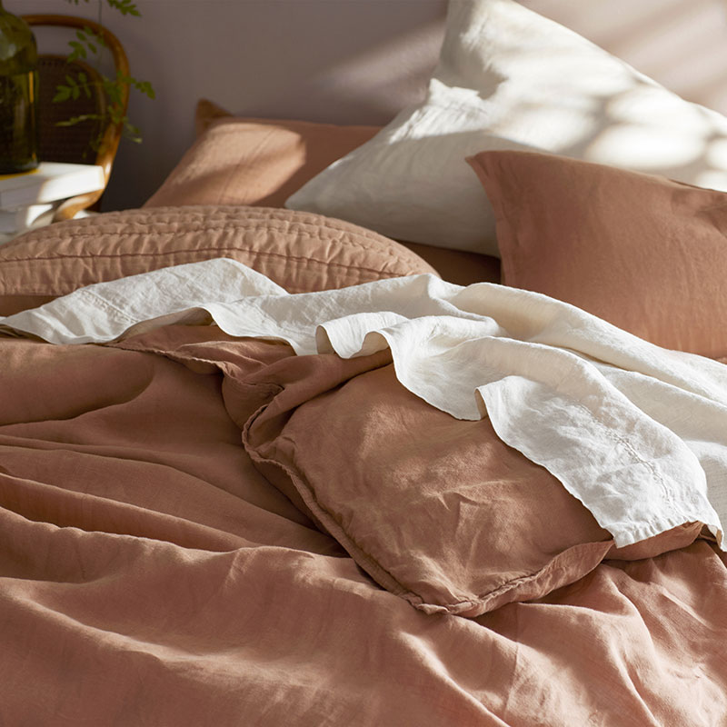 Premium Breathable Washed Linen Solid Pillowcase Set-TheCompanyStore|63175