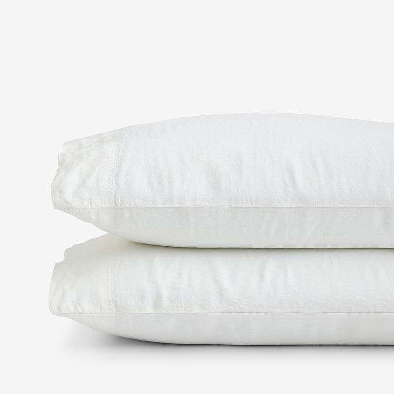 Premium Breathable Washed Linen Solid Pillowcase Set-TheCompanyStore|61178