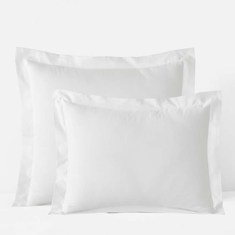 The Company Store Egyptian Cotton Premium Smooth Sateen Sham In White