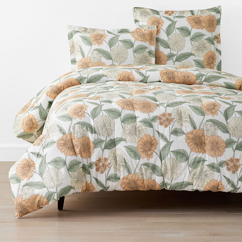 The Company Store Meadow Blooms Classic Cool Cotton Percale Comforter