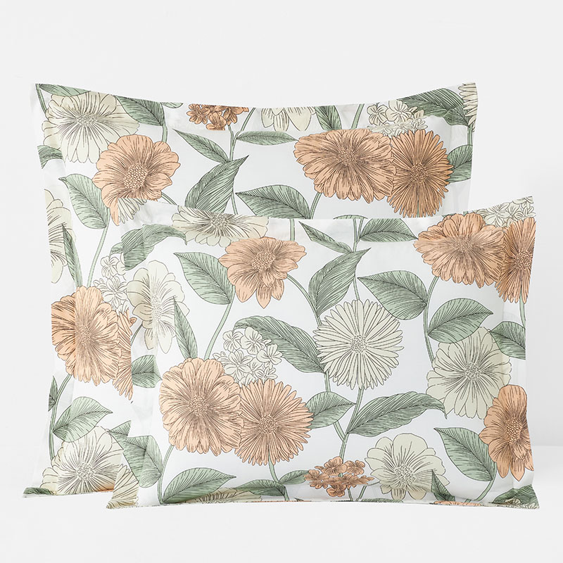 The Company Store Meadow Blooms Classic Cool Cotton Percale Sham