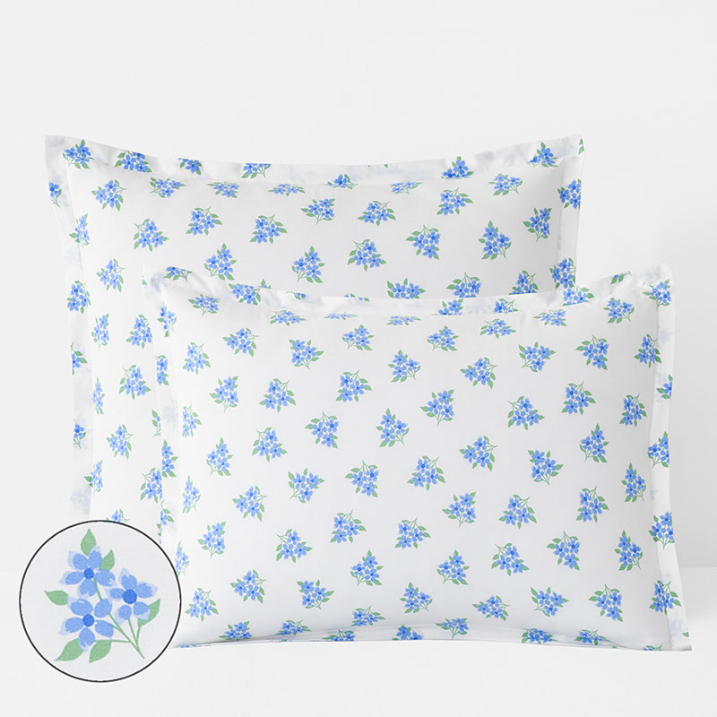 The Company Store Sunshine & Blooms Classic Cool Cotton Percale Sham