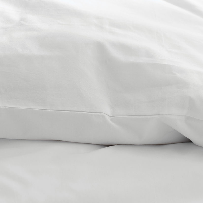 Embroidered Scallop Classic Cool Cotton Percale Pillowcase Set|61794