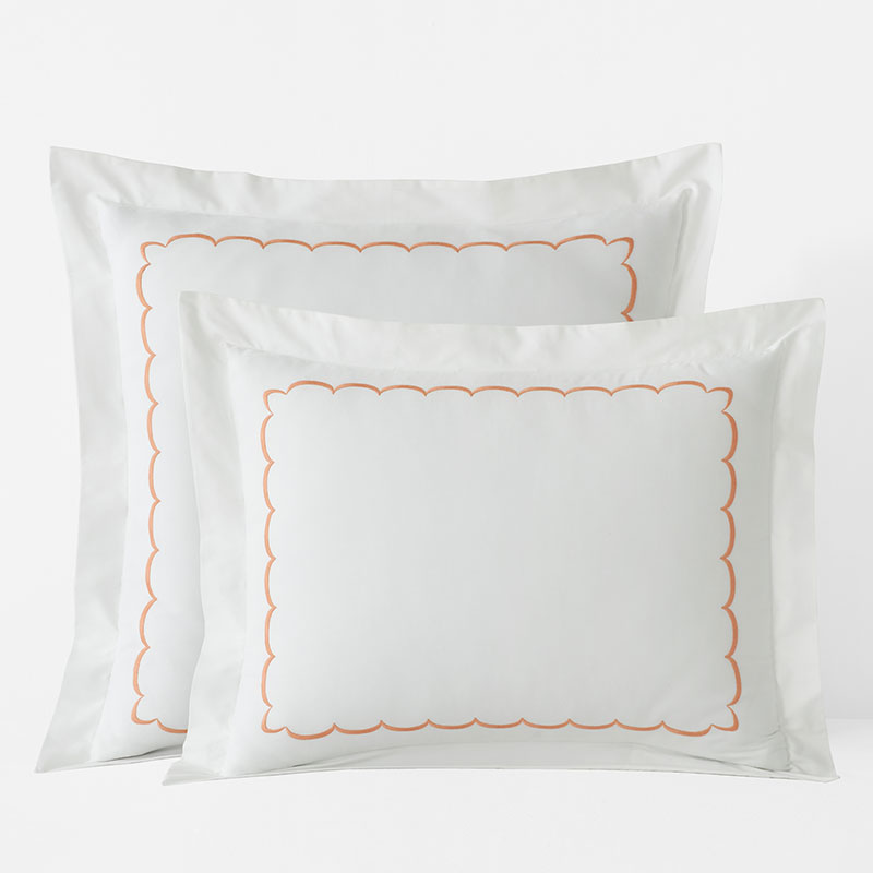 The Company Store Scallop Classic Cool Cotton Percale Sham