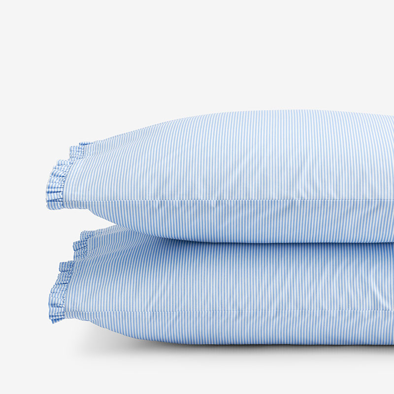 The Company Store Sunshine & Blooms Classic Cool Cotton Percale Pillowcase Set