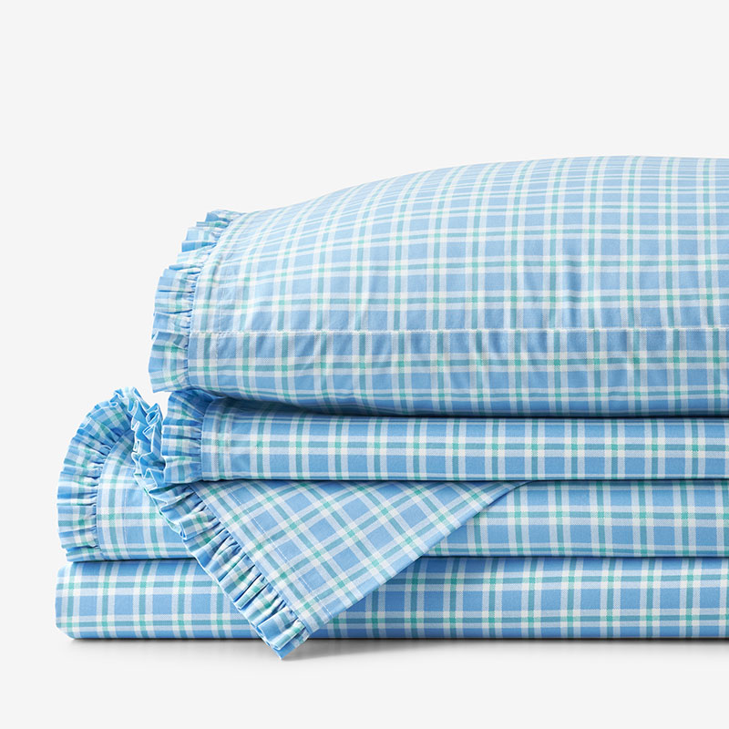 The Company Store Sunshine & Blooms Classic Cool Cotton Percale Bed Sheet Set