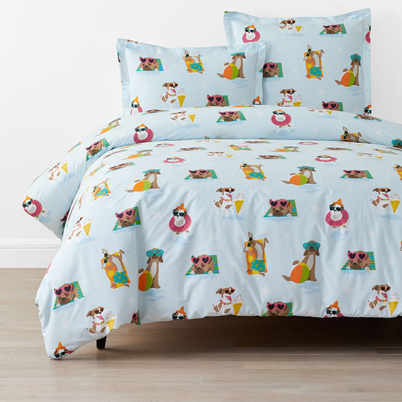 The Company Store Summer Prints Classic Cool Cotton Percale Duvet Cover