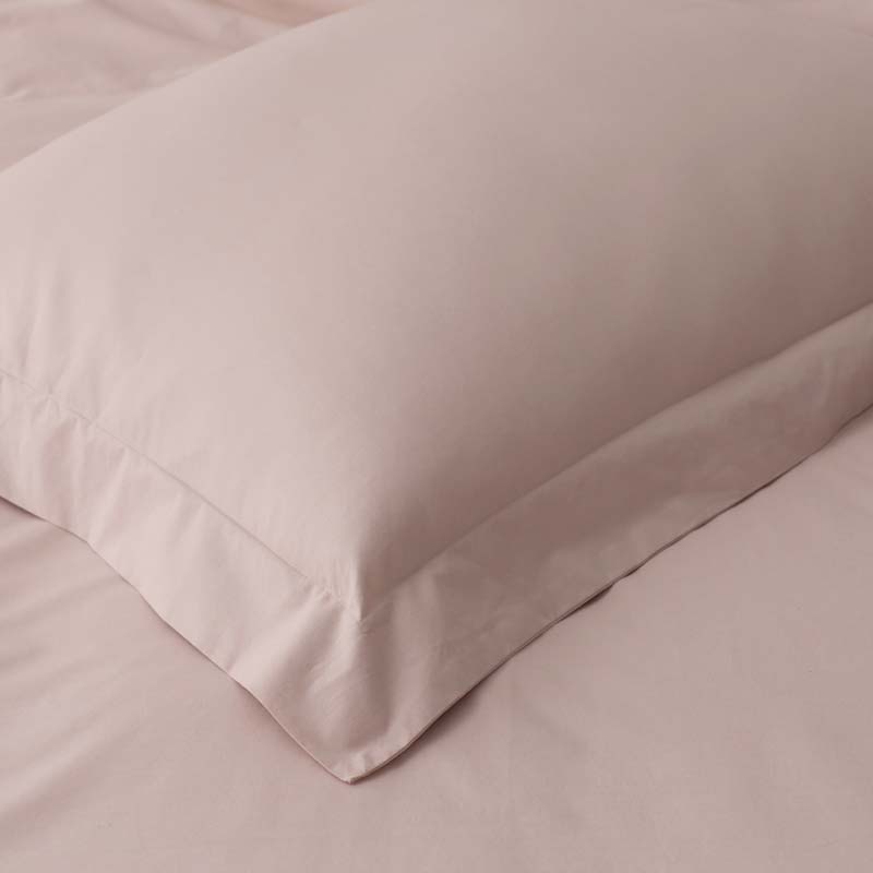 Solid Garment Washed Cotton Percale Fitted Bed Sheet-TheCompanyStore|61238