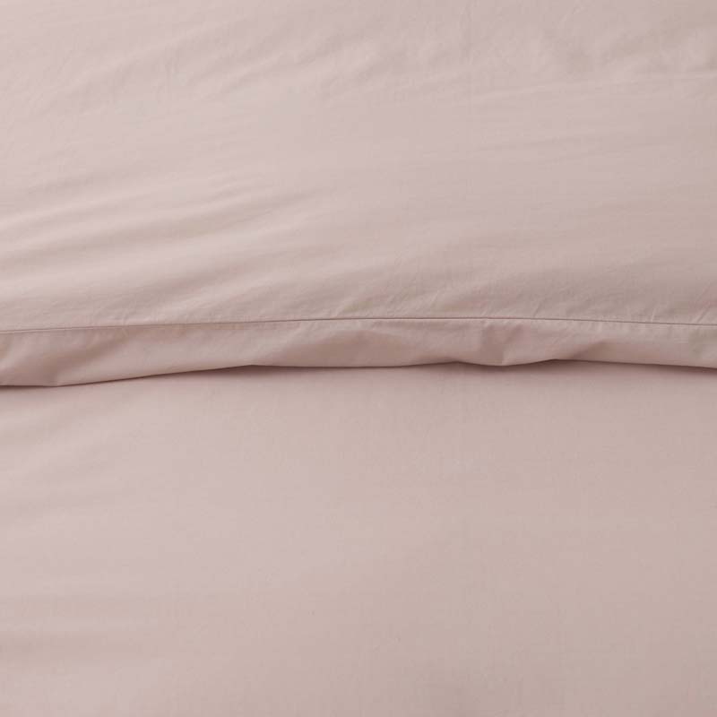 Solid Garment Washed Cotton Percale Fitted Bed Sheet-TheCompanyStore|61238