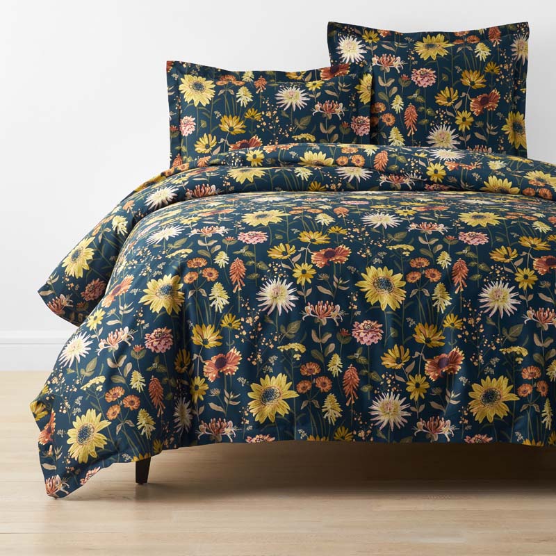 The Company Store Daisies Classic Smooth Sateen Duvet Cover