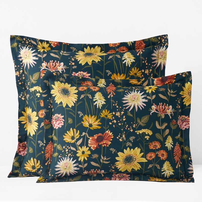 The Company Store Daisies Classic Smooth Sateen Sham