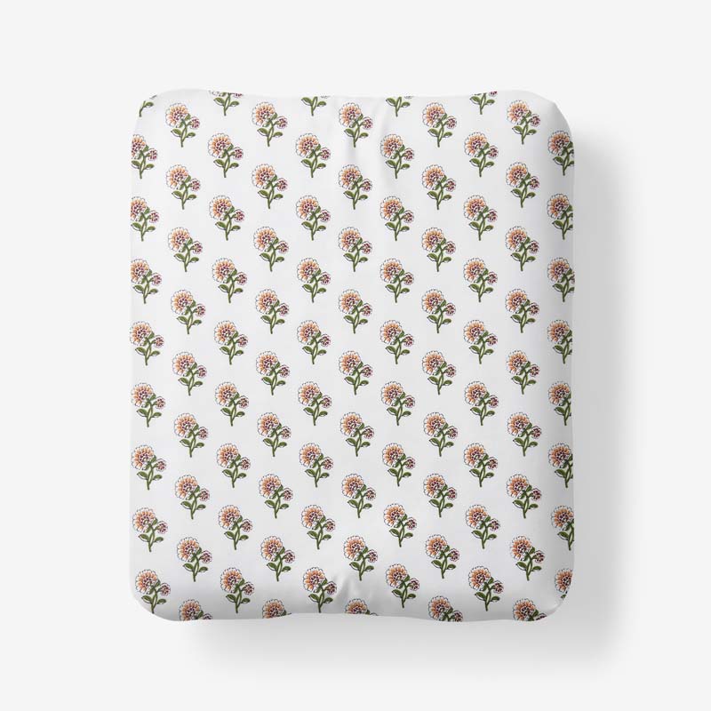 The Company Store Suhana Garment Washed Cotton Percale Fitted Bed Sheet
