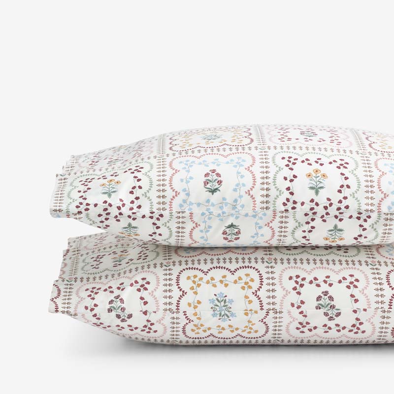 The Company Store Lottie Classic Cool Cotton Percale Pillowcase Set