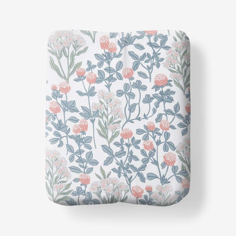 The Company Store Holiday Print Classic Ultra-cozy Cotton Velvet Flannel Fitted Bed Sheet In Multi