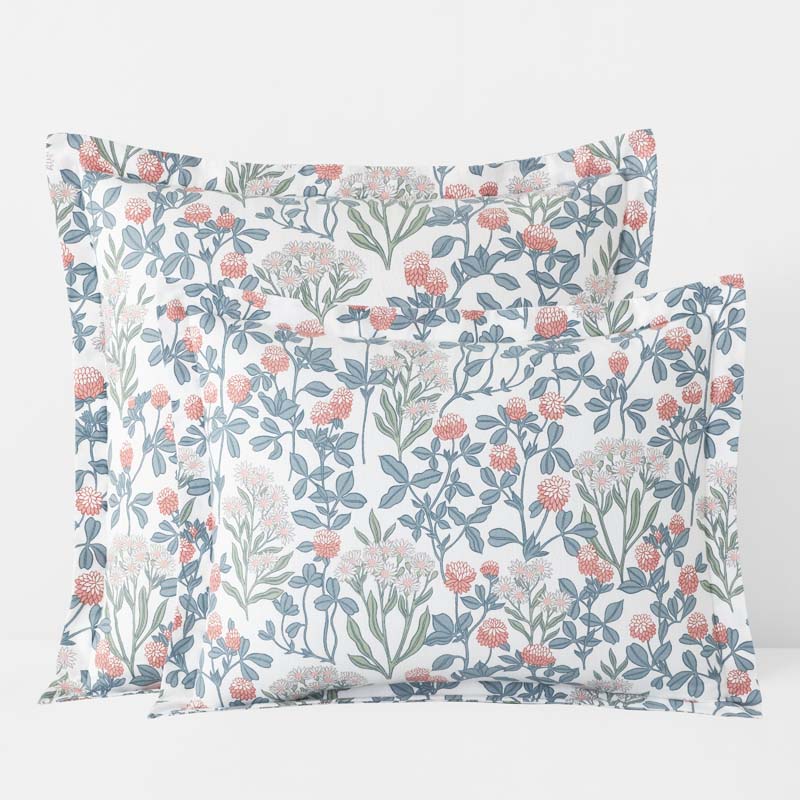 The Company Store Holiday Print Classic Ultra-cozy Cotton Velvet Flannel Sham In Multi