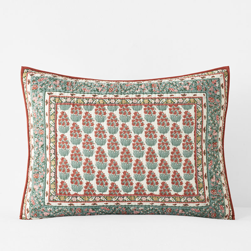 THE COMPANY STORE TASHI REVERSIBLE QUILTED SHAM