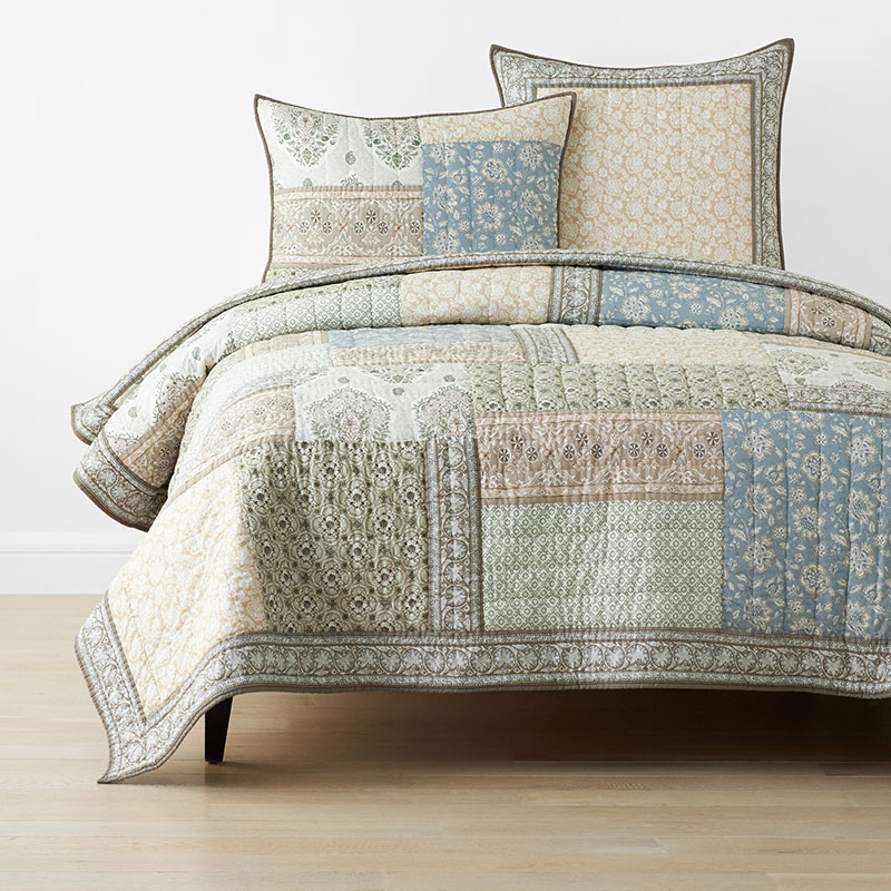 THE COMPANY STORE ODESA PATCHWORK QUILT 