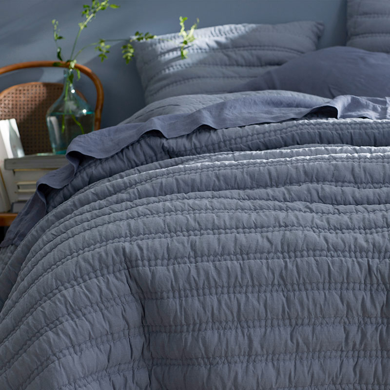 Premium Breathable Washed Linen Solid Quilted Sham-TheCompanyStore|62839