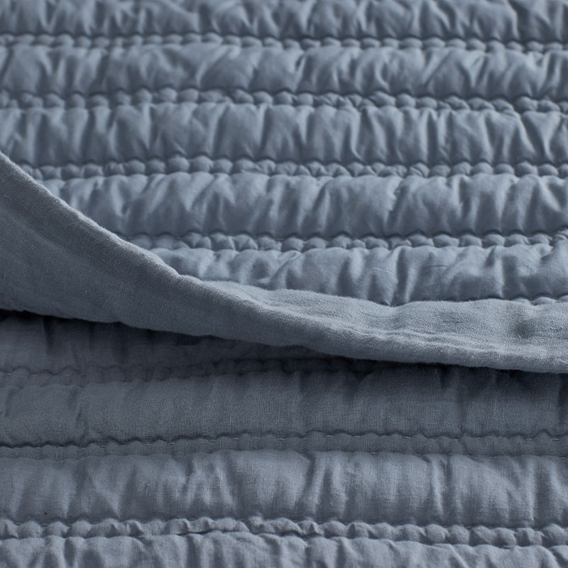 Premium Breathable Washed Linen Solid Quilted Sham-TheCompanyStore|62839