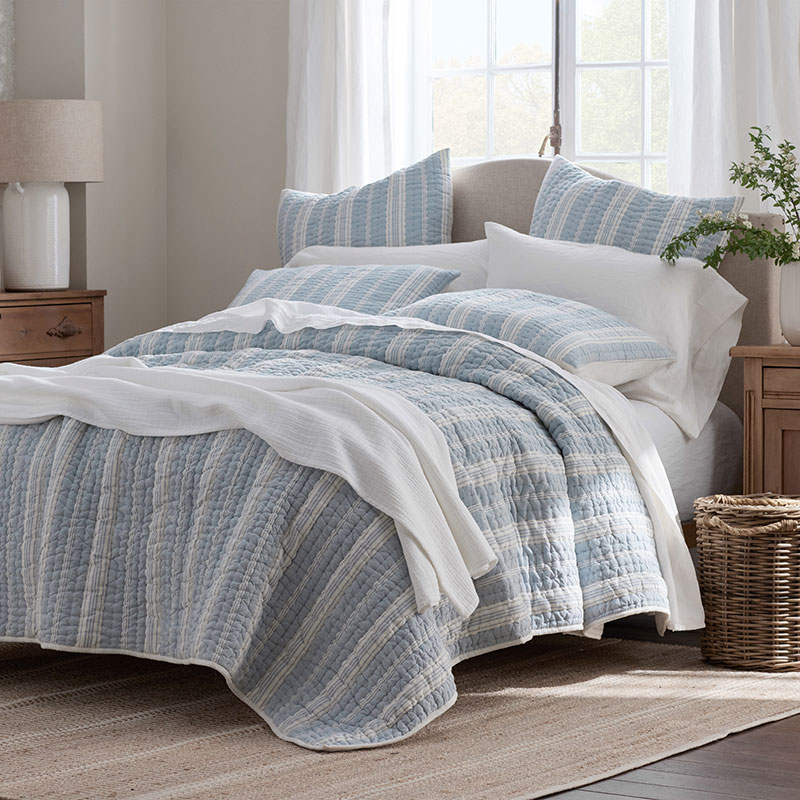 Stripe Quilted Sham-TheCompanyStore|63729