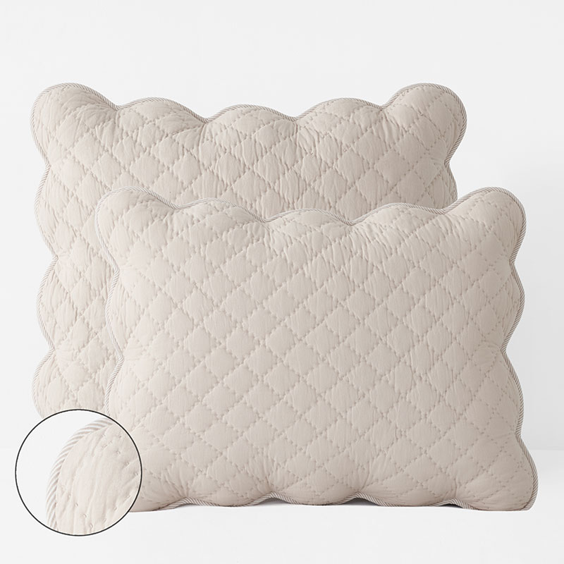 The Company Store Scallop Quilted Sham