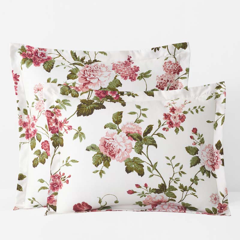 The Company Store Victorian Bloom Premium Smooth Wrinkle-free Sateen Sham In Multi