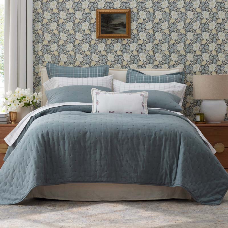 Floral Border Reversible Decorative Lumbar Pillow Cover(Ivory Multi)|63262