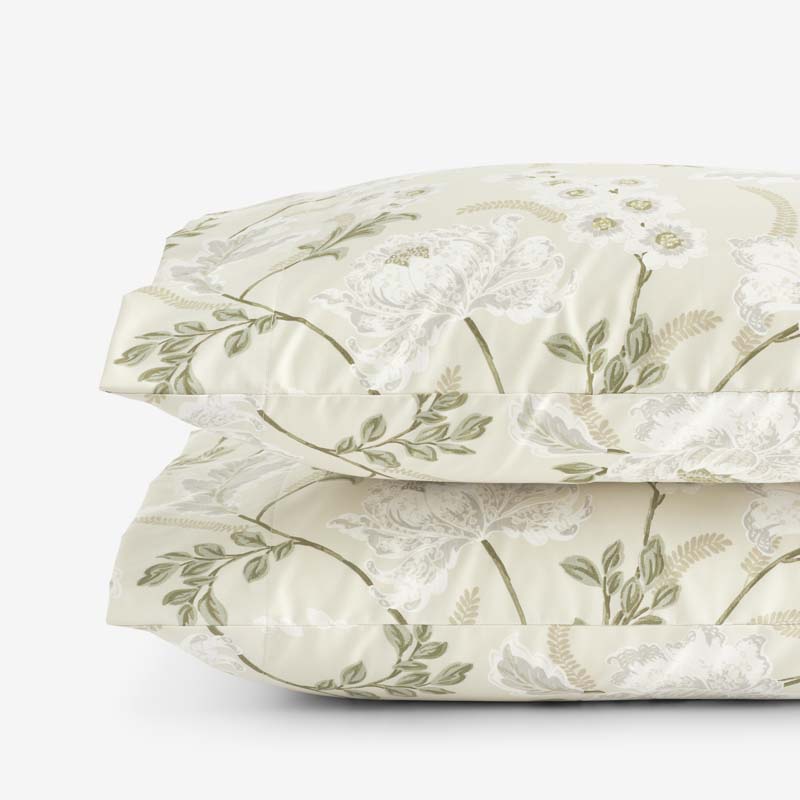 Tranquil Blossom Premium Smooth Wrinkle-Free Sateen Pillowcase Set